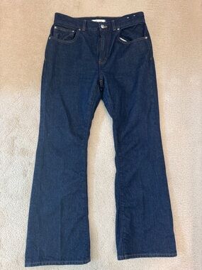 Madewell Dark Indigo “Vintage Flare” Denim Jeans size 28P